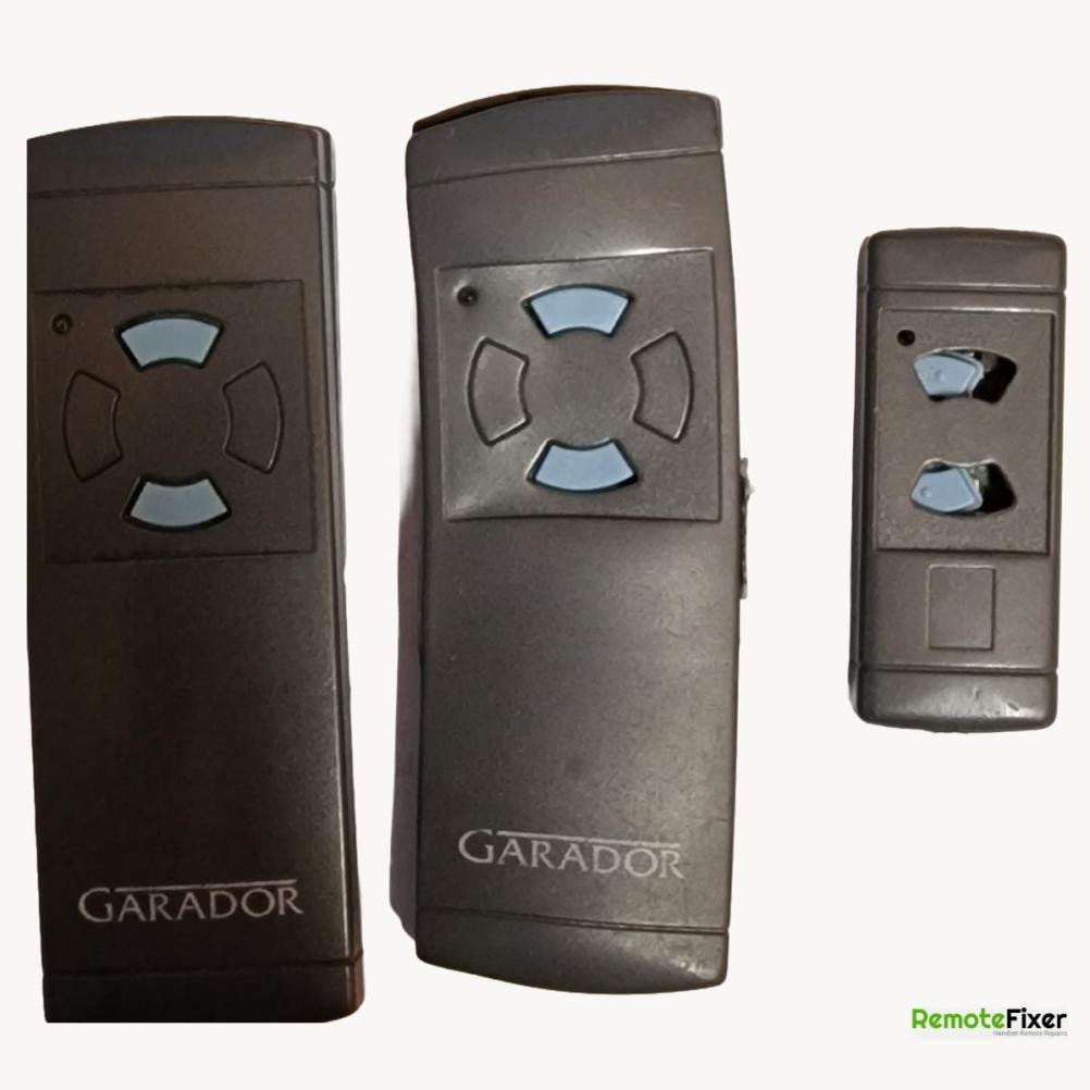 Garador  Remote Control - Front Image