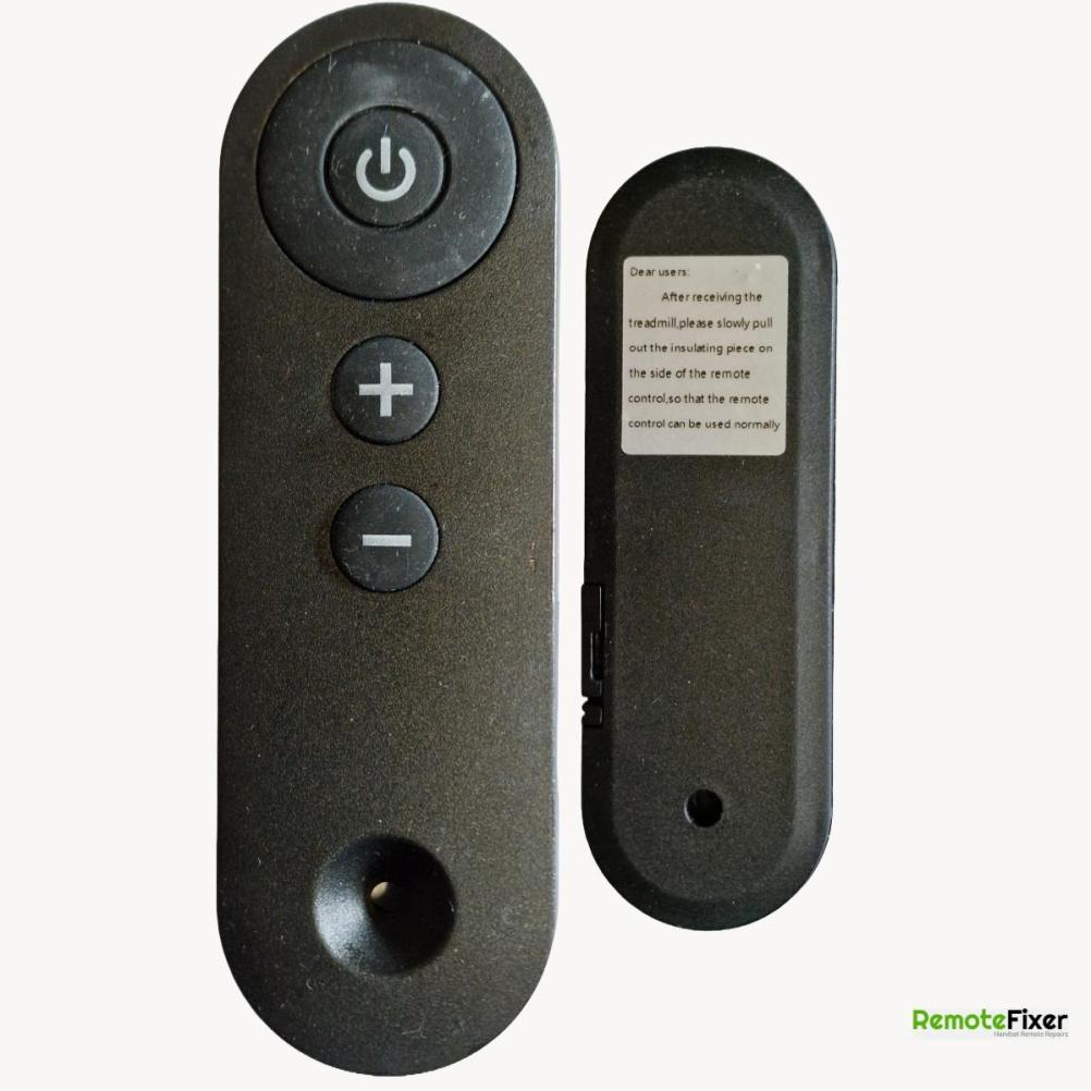 Treadmill  Remote Control - Front Image