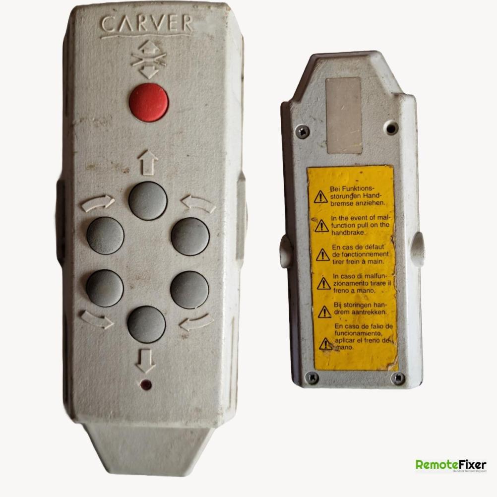 Carver  Remote Control - Front Image