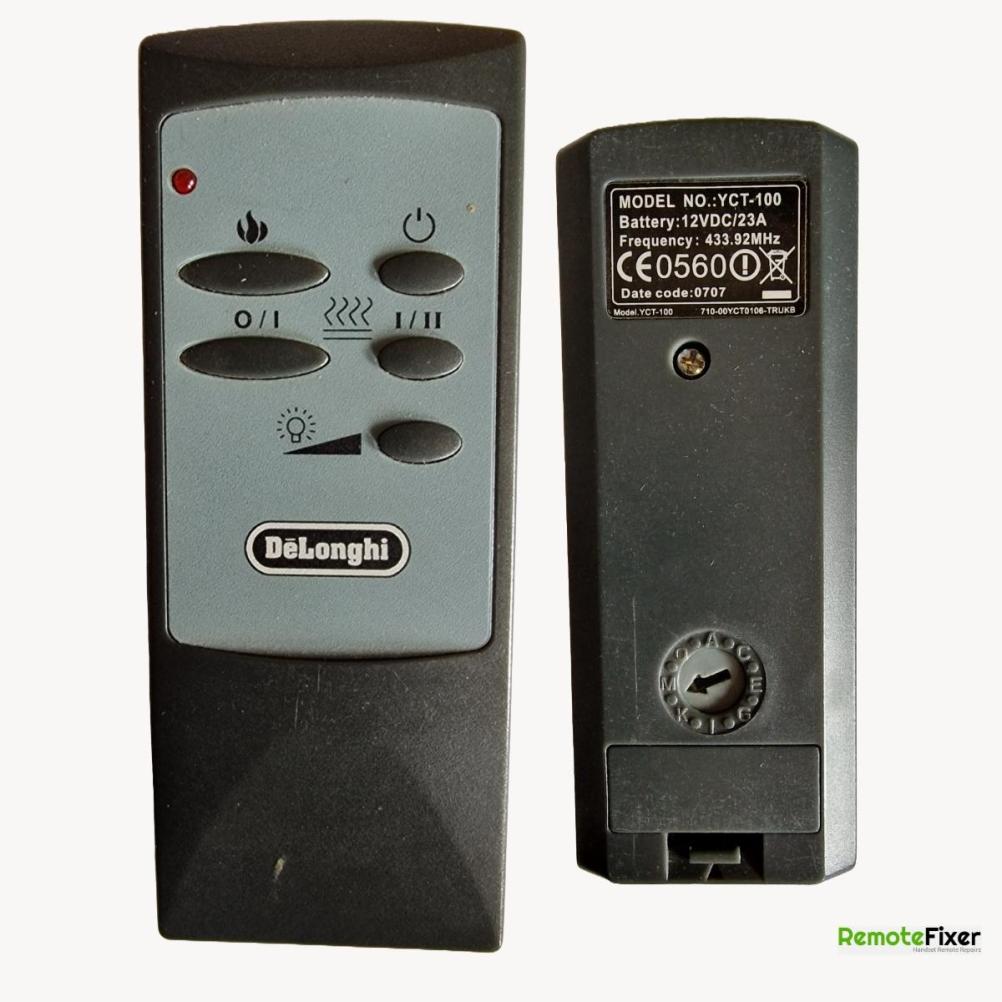 DELONGHI  YCT-100 Remote Control - Front Image