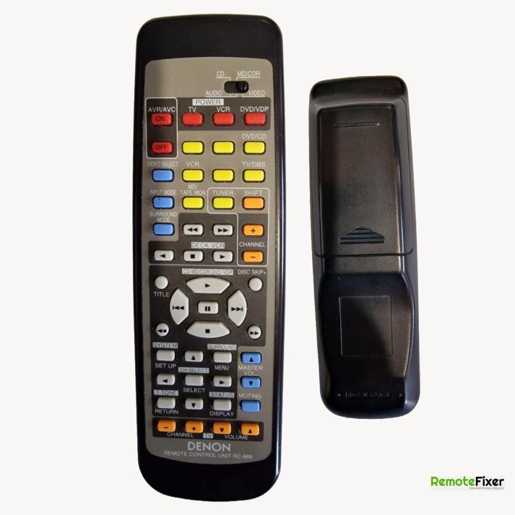 Dennon RC-889 Remote Control - Front Image