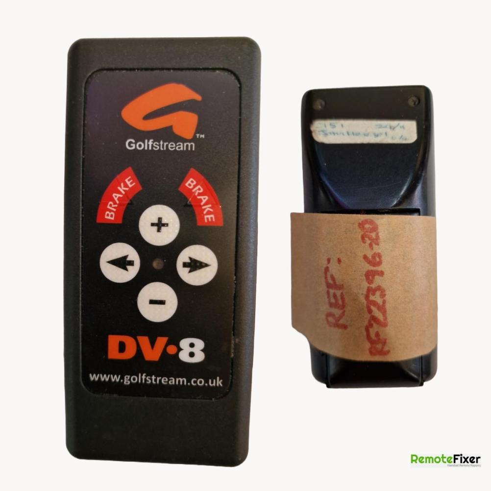 Golfstream  DV.8 Remote Control - Front Image