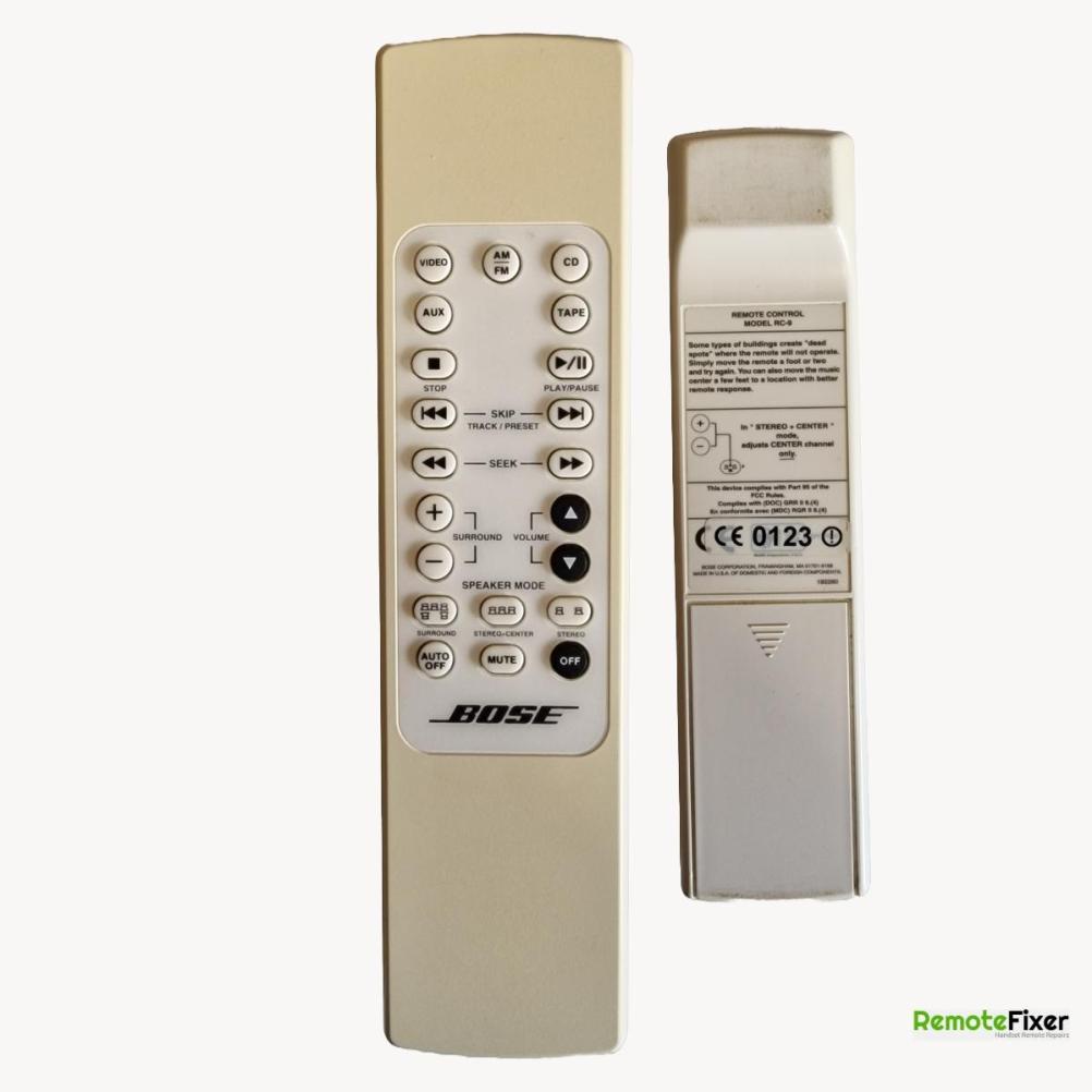 Bose RC9 Remote Control - Front Image