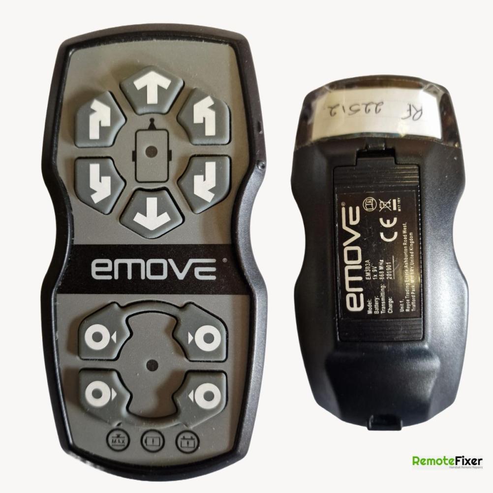 Emove  303A Remote Control - Front Image