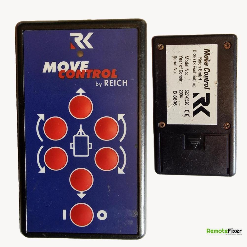 REICH RK MOVE CONTROL Remote Control - Front Image