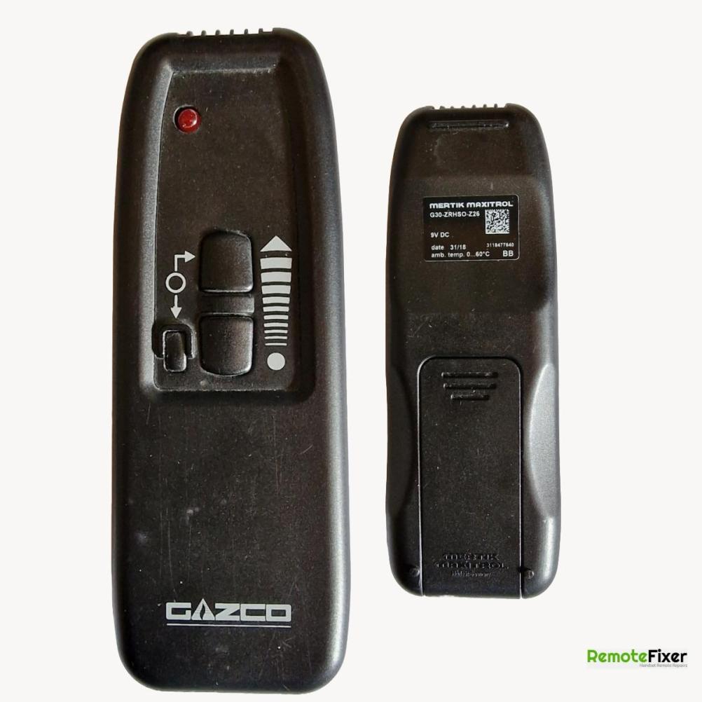 Gazco   Remote Control - Front Image