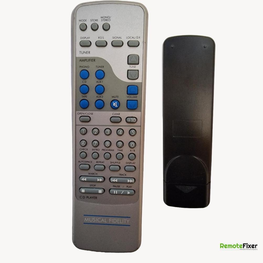 Musical fidelity  Remote Control - Front Image