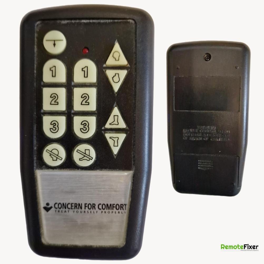 Concern for comfort  Remote Control - Front Image