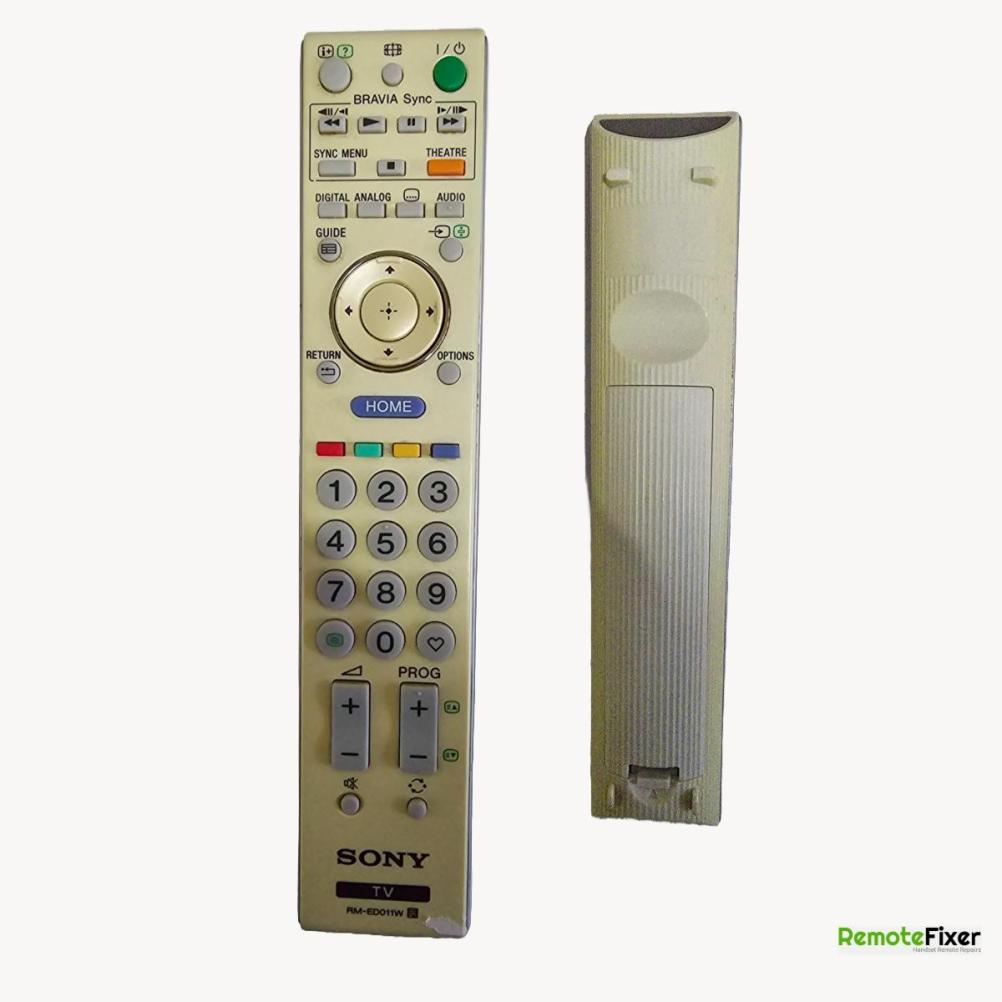 SONY  Remote Control - Front Image