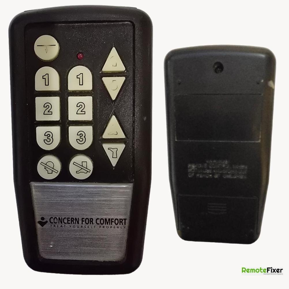 Concern for comfort  Remote Control - Front Image