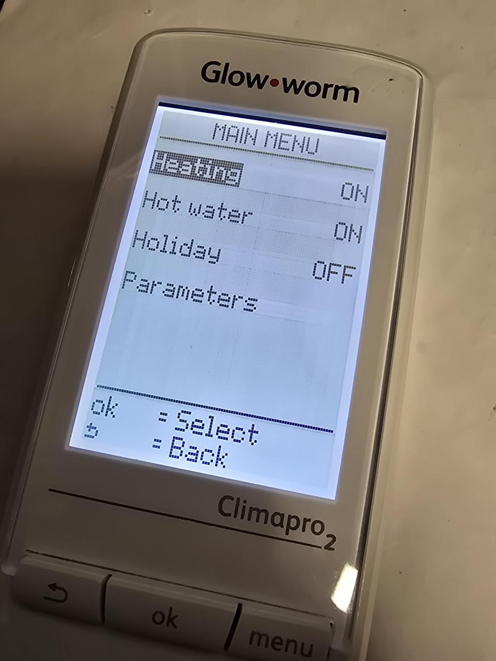 Climapro2  Remote Control - Second Inside Image