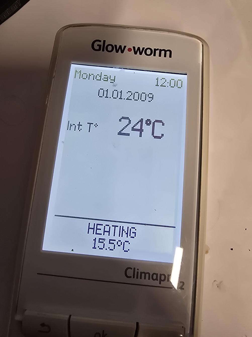 Glowworn  Climapro2 Remote Control - Inside Image