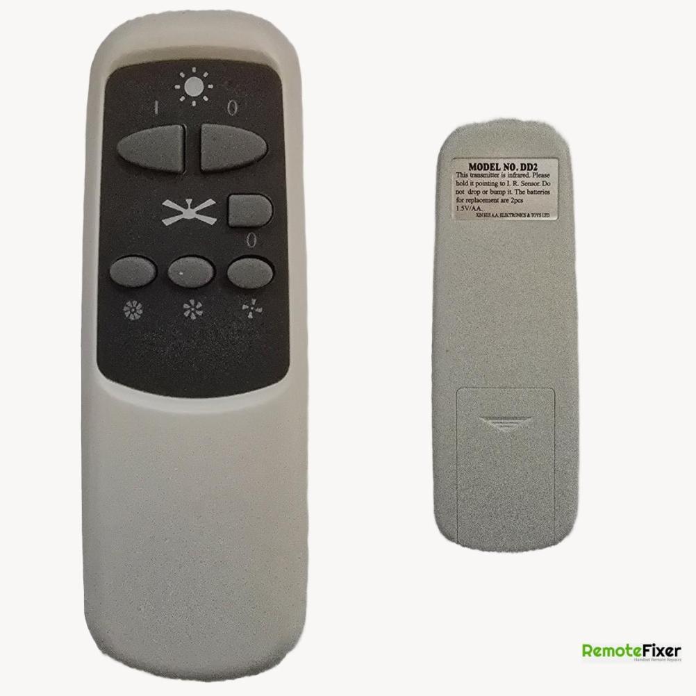 XIN HUI AA ELECTRONICS & TOYS LTD ID8 Remote Control - Front Image