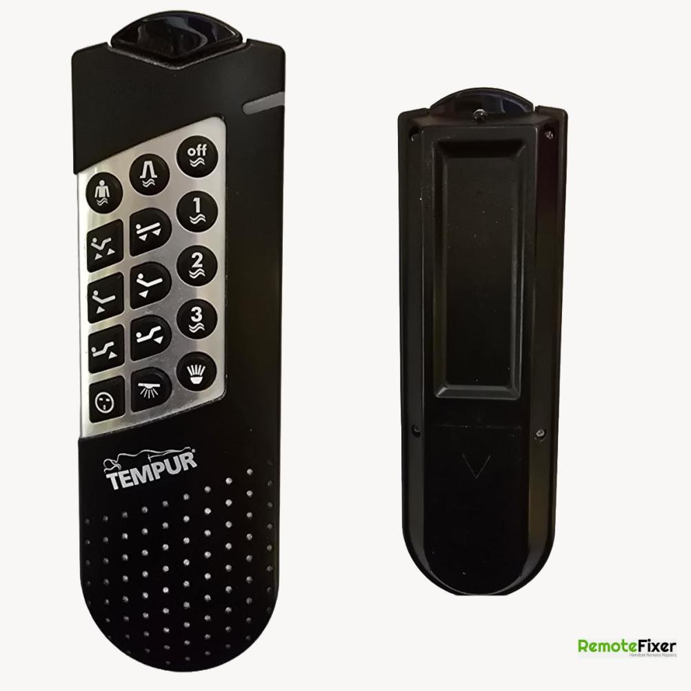 Tempur  Remote Control - Front Image