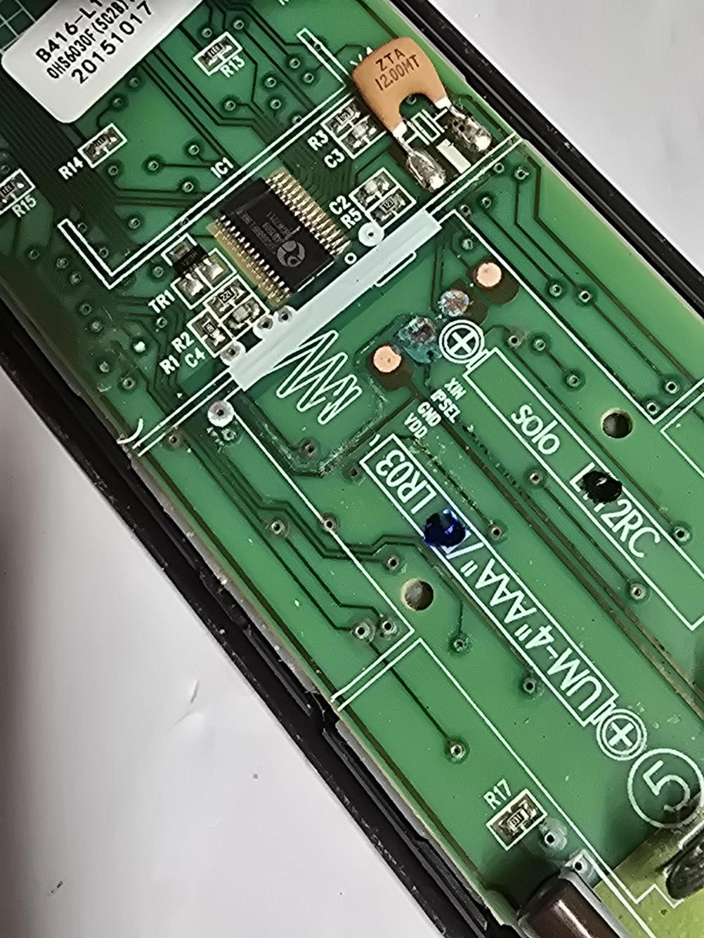 Arcam  Remote Control - Inside Image