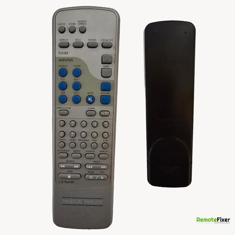 Musical Fidelity 3.2 Remote Control - Front Image