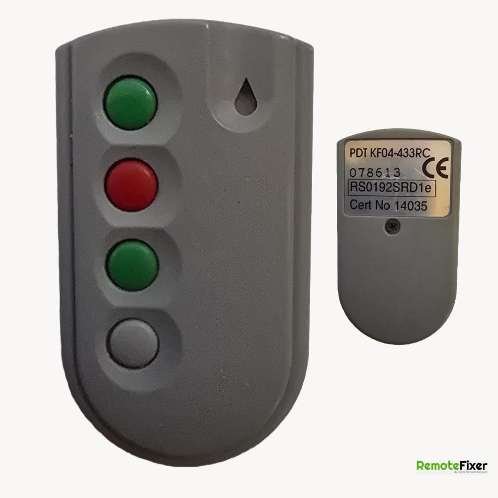 RS0192SRD1e  Remote Control - Front Image