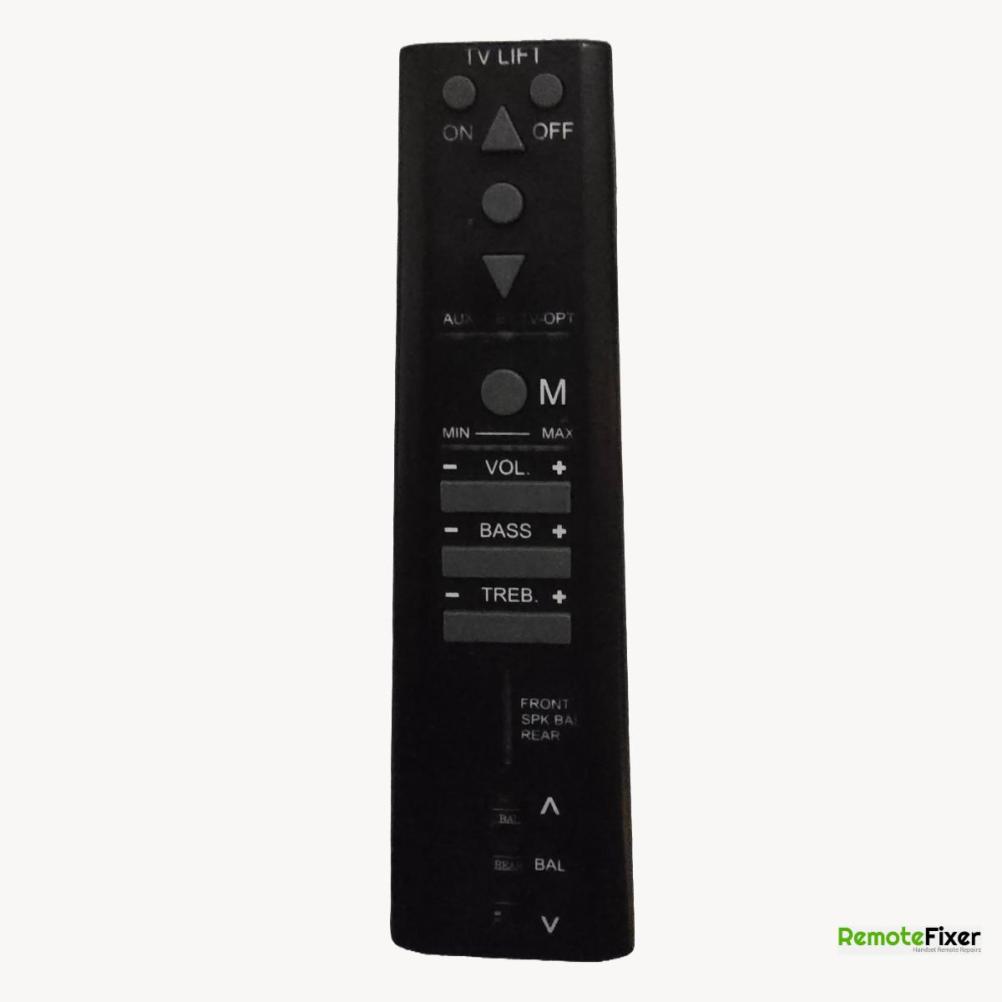 Television bedframe  Remote Control - Front Image