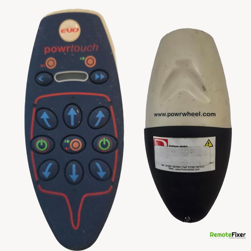 Evo powertouch   Remote Control - Front Image