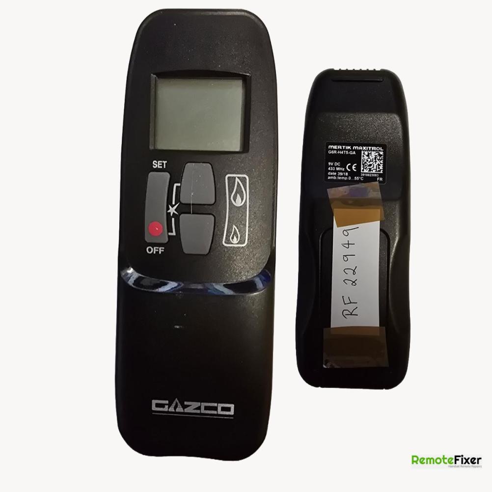 GAZCO  Remote Control - Front Image