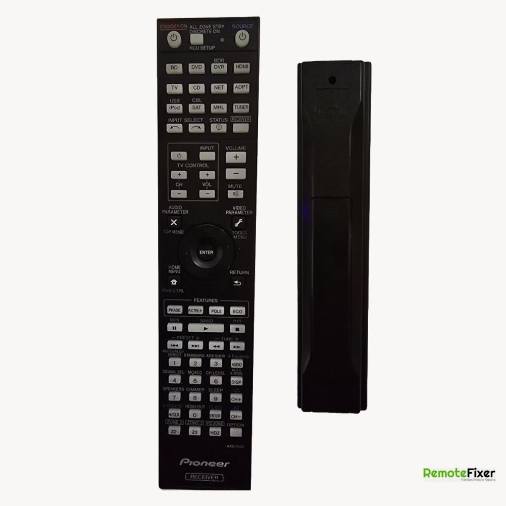 Pioneer AXD7694 Remote Control - Front Image