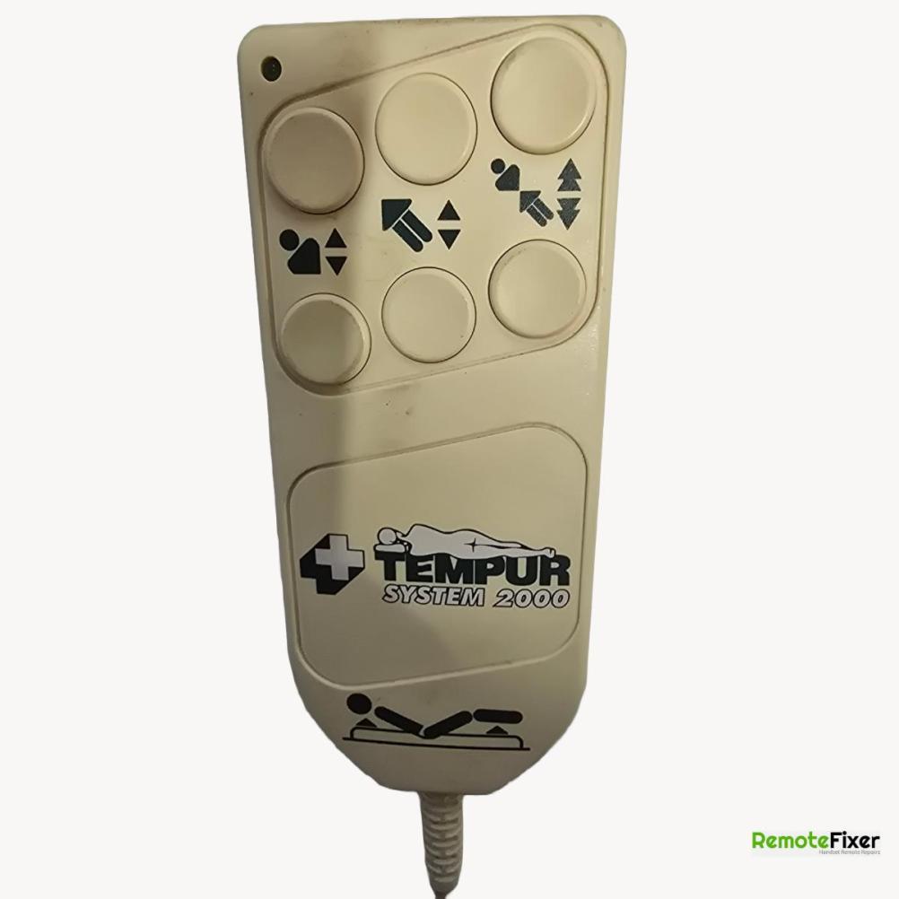 TEMPUR SYTEM 2000 Remote Control - Front Image