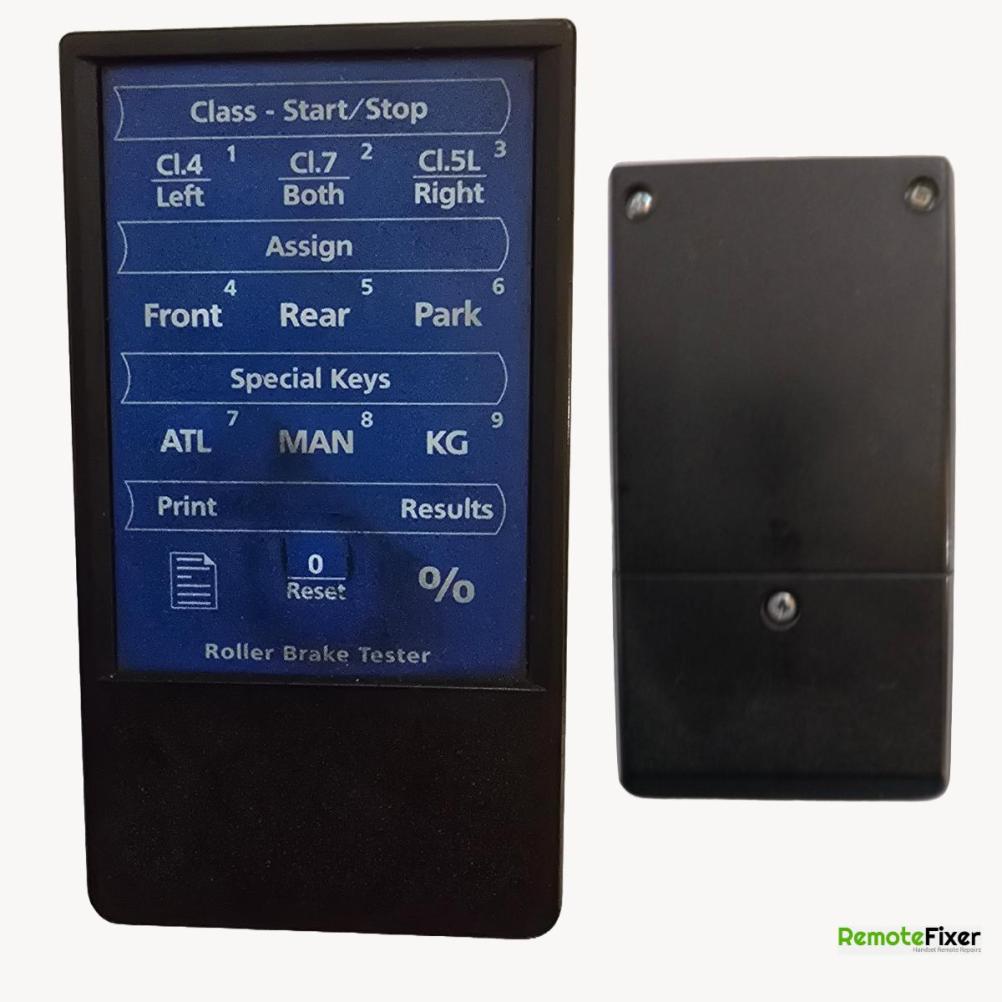 Teclaemit  brake tester Remote Control - Front Image