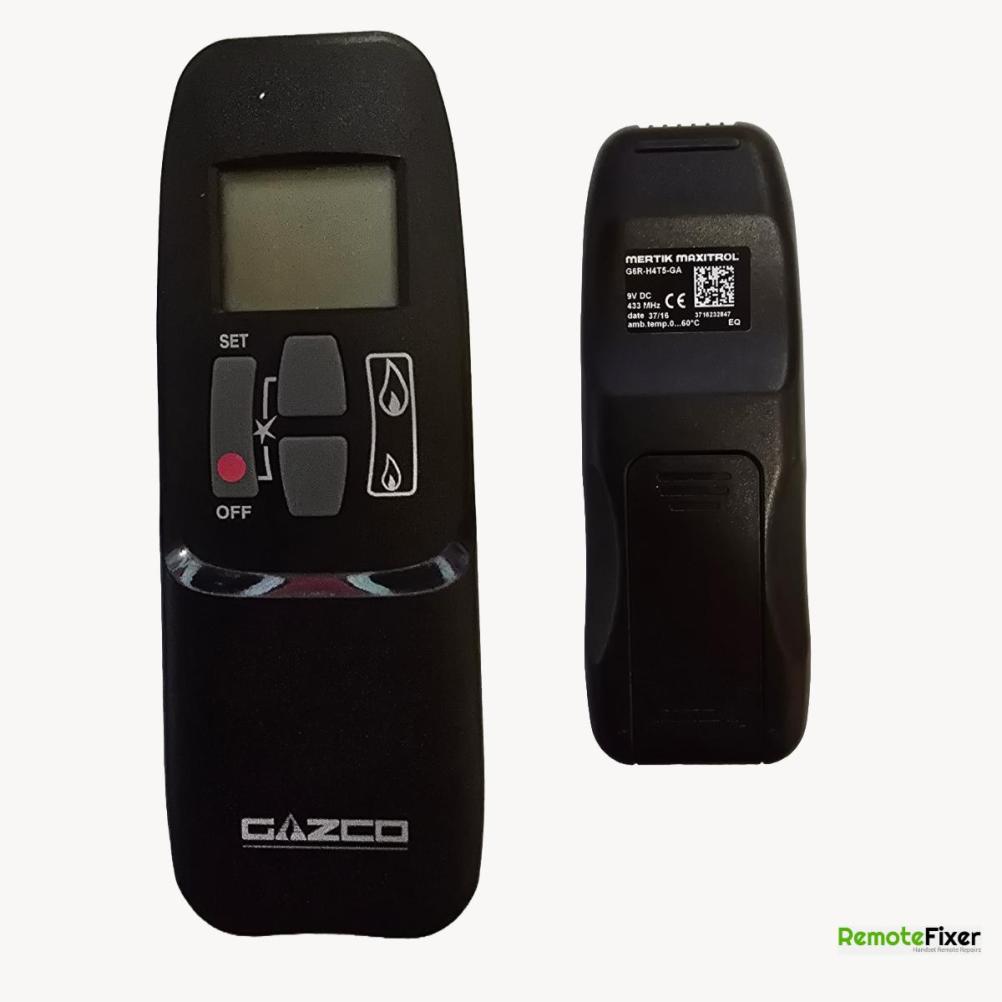 Gazco Riva2 750HL Remote Control - Front Image