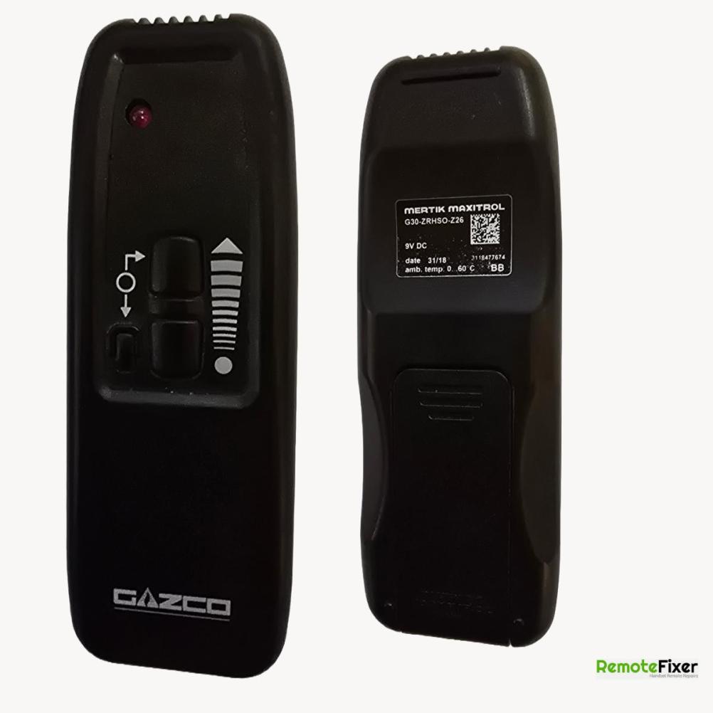 Gazco  Remote Control - Front Image