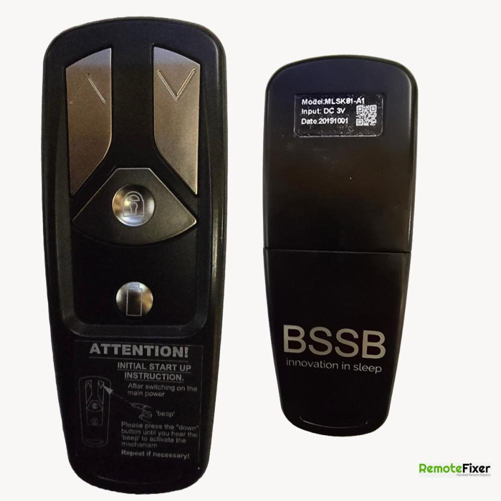 BSSB  Remote Control - Front Image