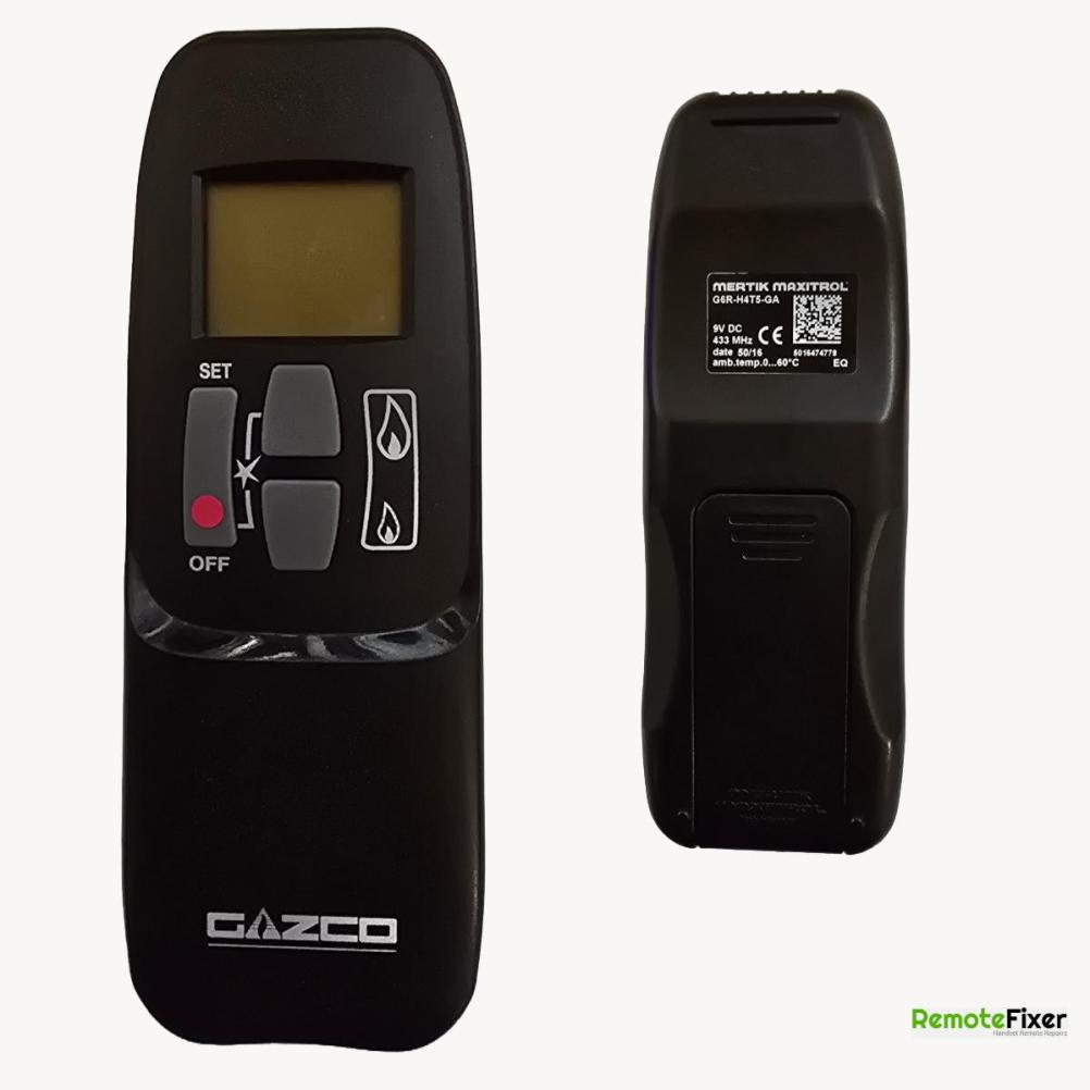 Gazco (Mertik Maxicontrol)  G6R-H4T5-GA Remote Control - Front Image