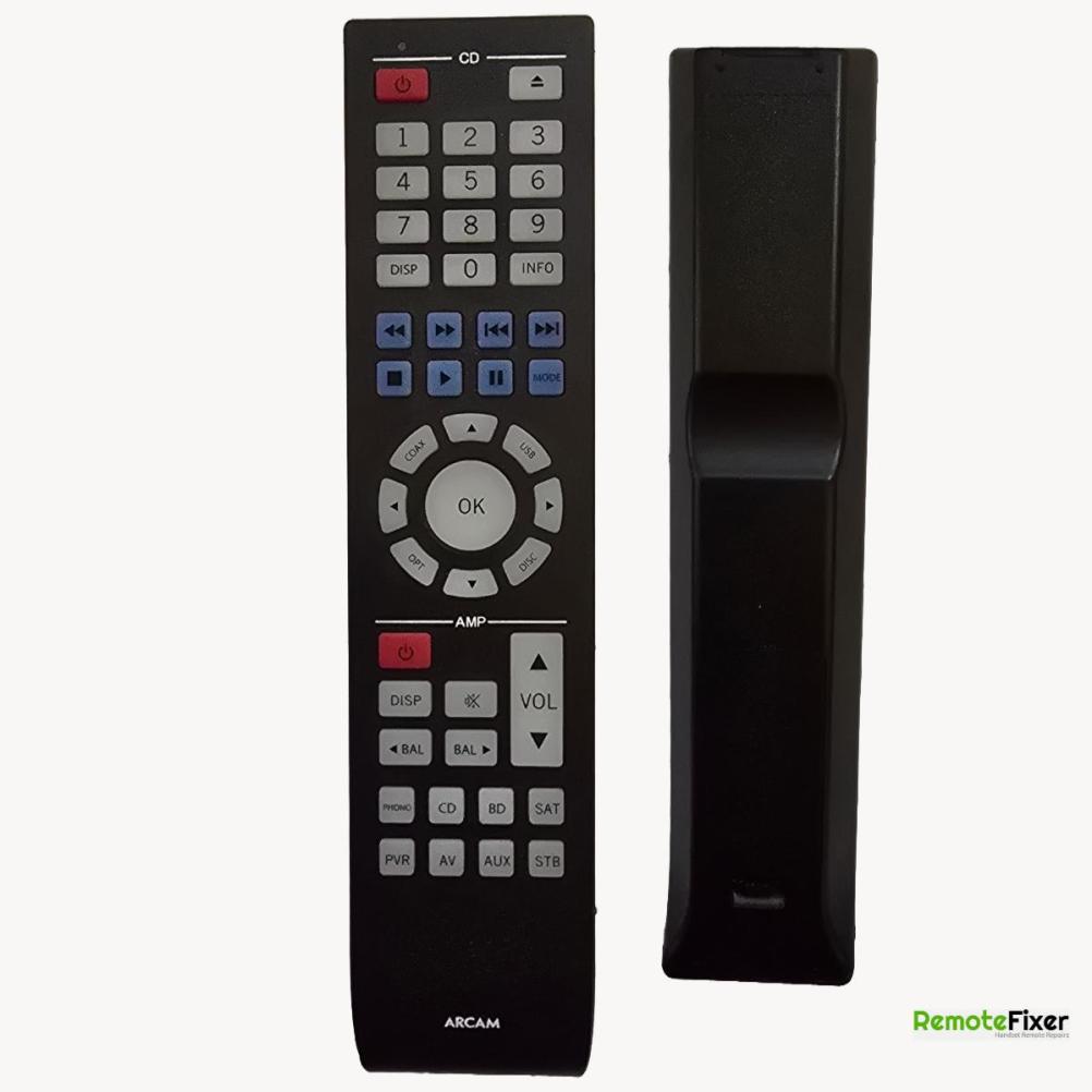 Arcam  s20 Remote Control - Front Image