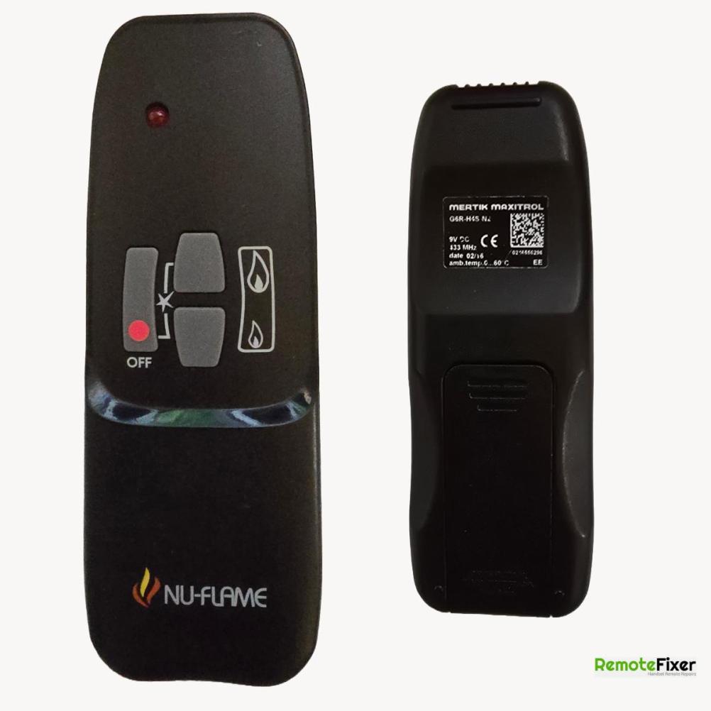 Nu flame  Remote Control - Front Image