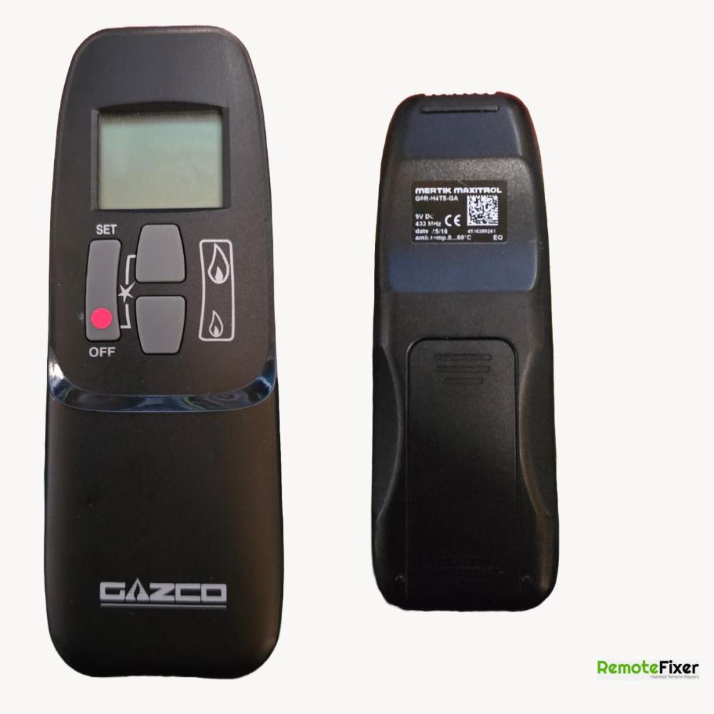 Gazco   Remote Control - Front Image