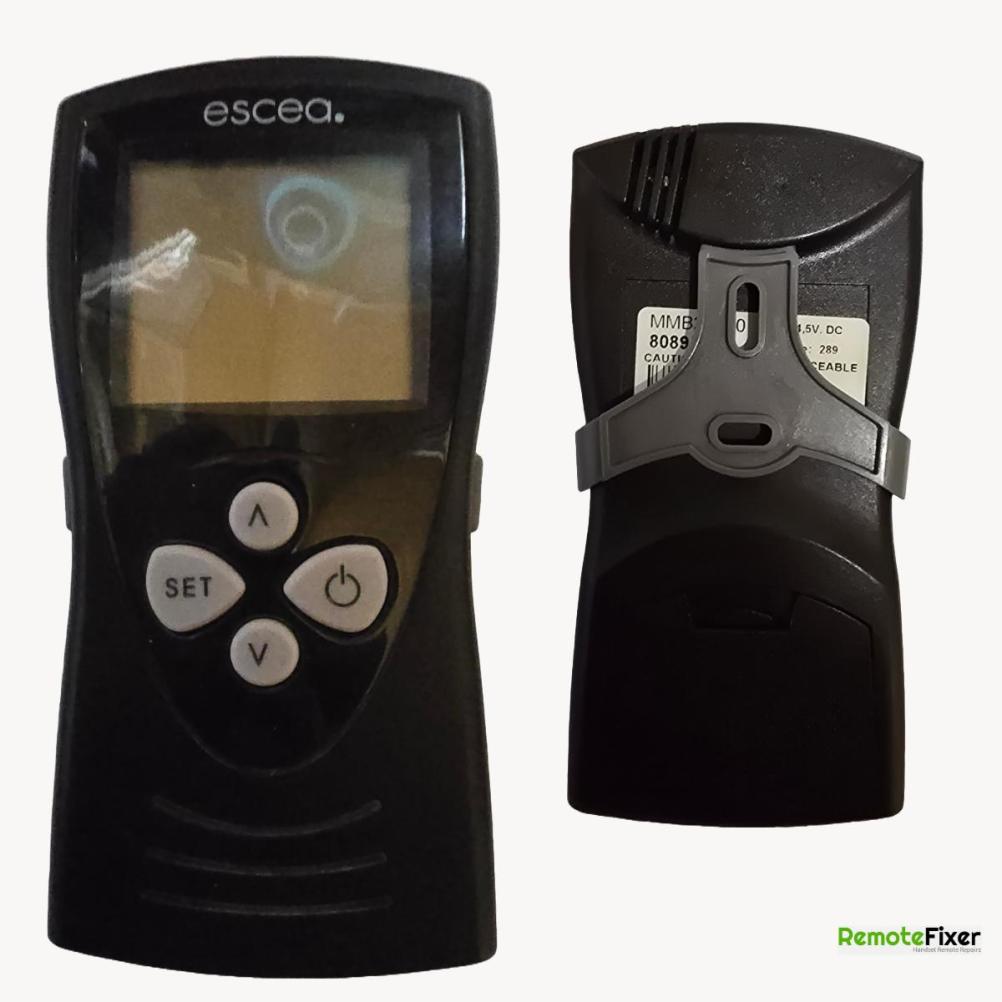 Escea  Remote Control - Front Image