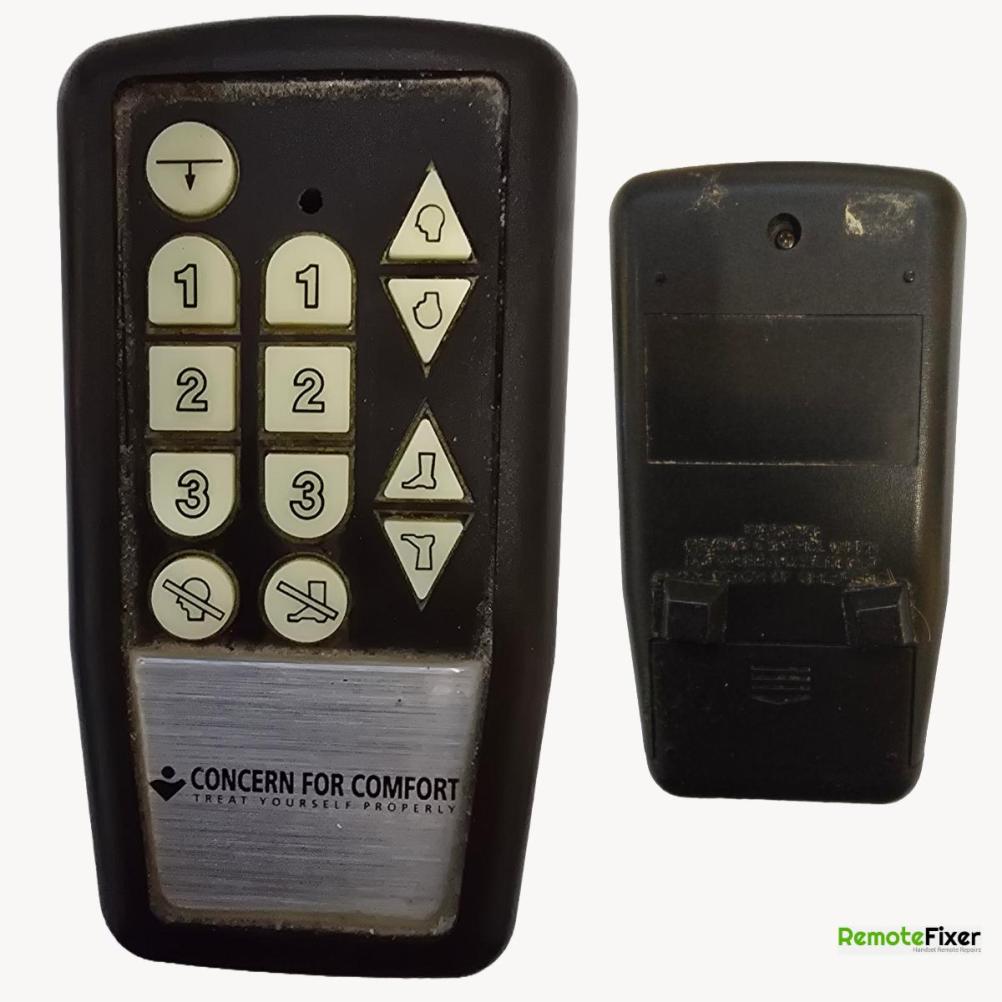 Concern for comfort  Remote Control - Front Image