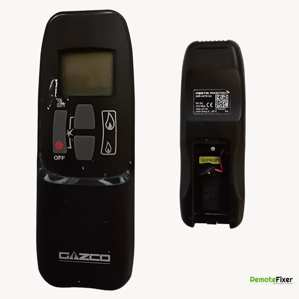 Gazco  Remote Control - Front Image