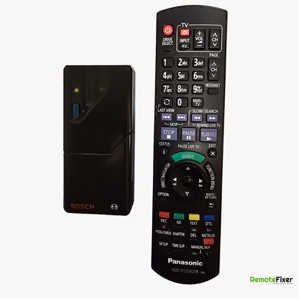 Panasonic and garage door  Remote Control - Front Image