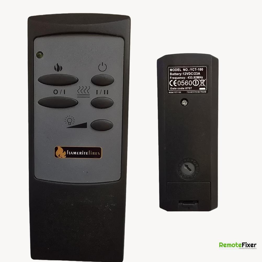 Flamerite YCT-100 Remote Control - Front Image