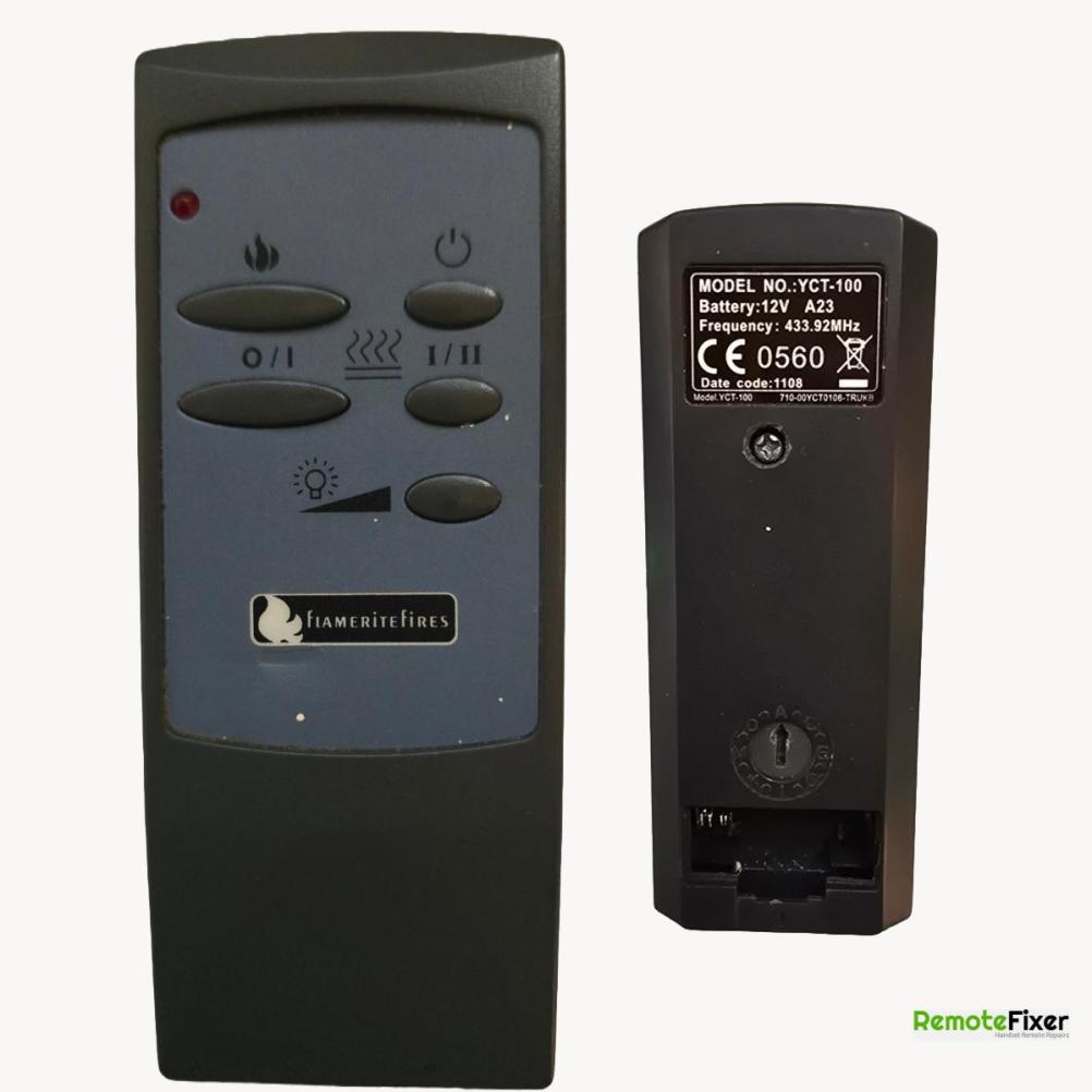 flamerite  yct100 Remote Control - Front Image