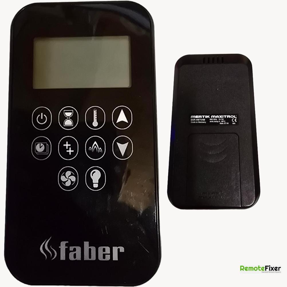 mertik maxitrol - faber   Remote Control - Front Image