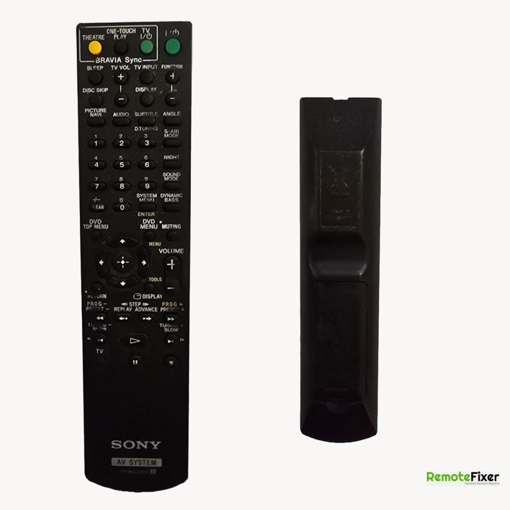 Sony   Remote Control - Front Image