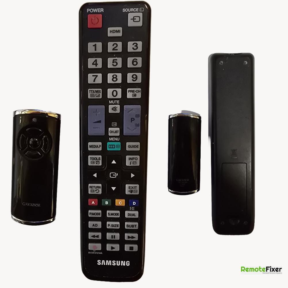 Samsung and garador    Remote Control - Front Image