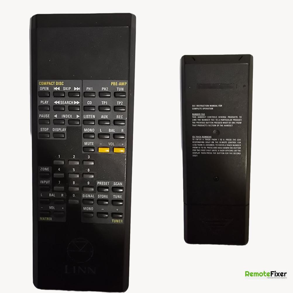 Linn  Remote Control - Front Image