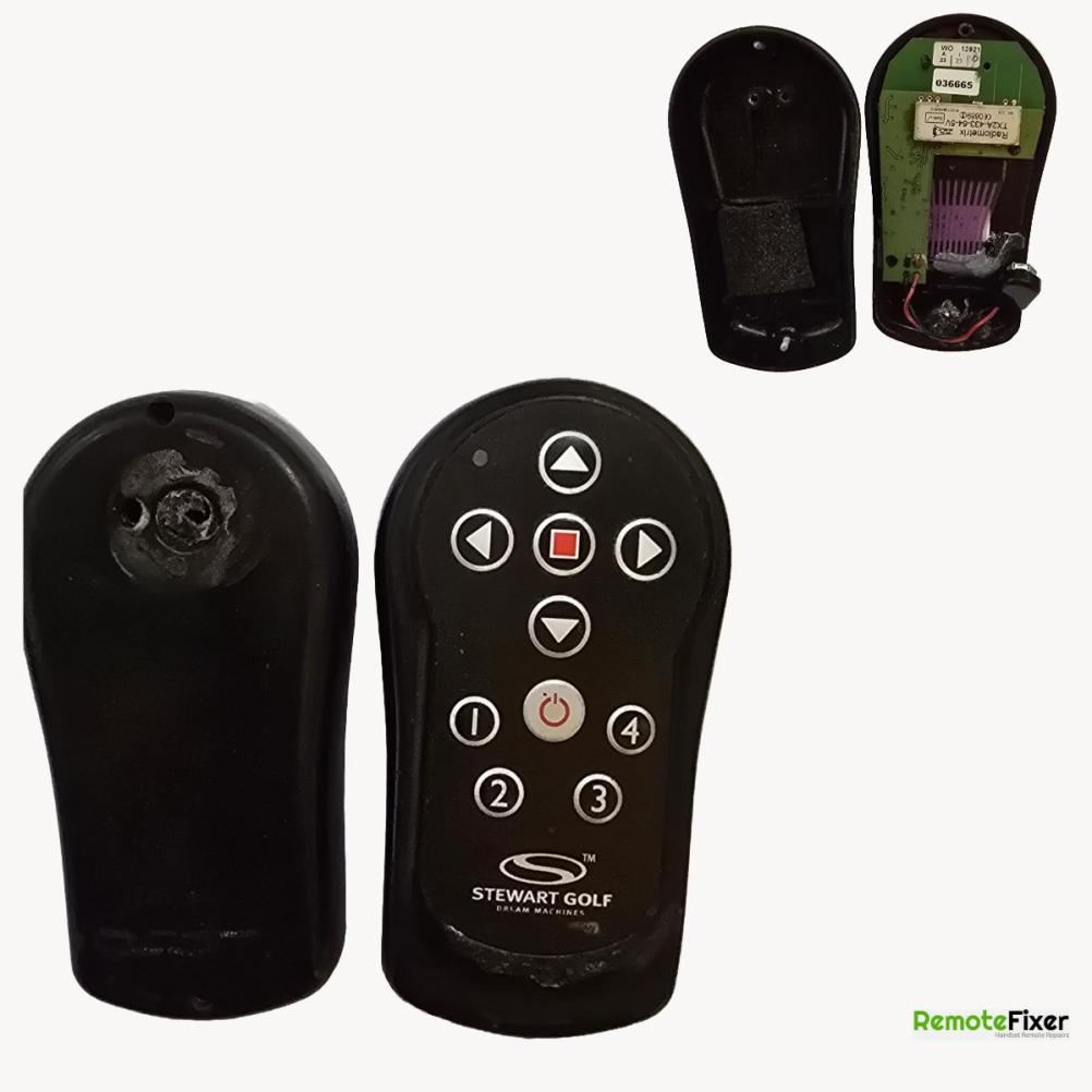 Stewart golf   Remote Control - Front Image