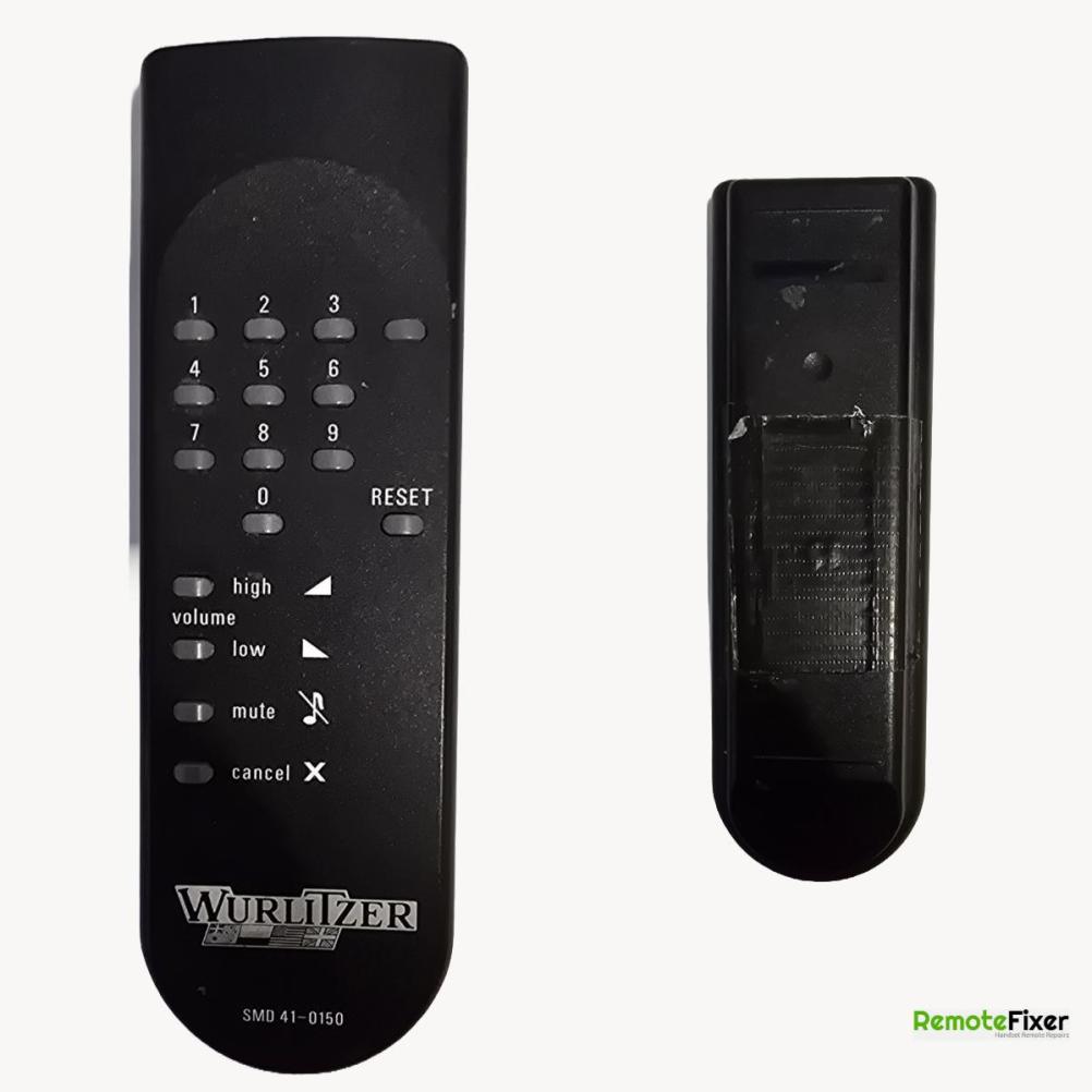 Wurlitzer   Remote Control - Front Image