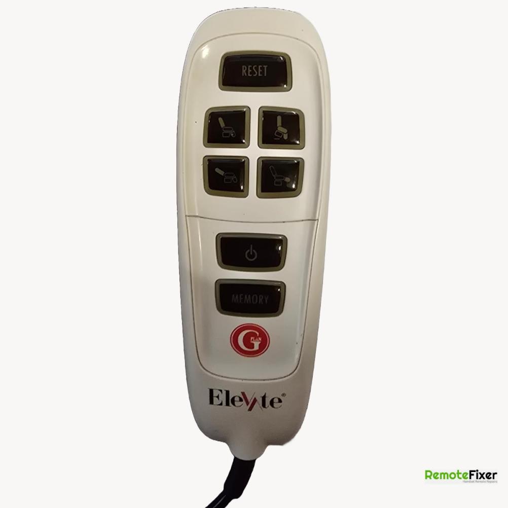 G Plan elevate  Remote Control - Front Image