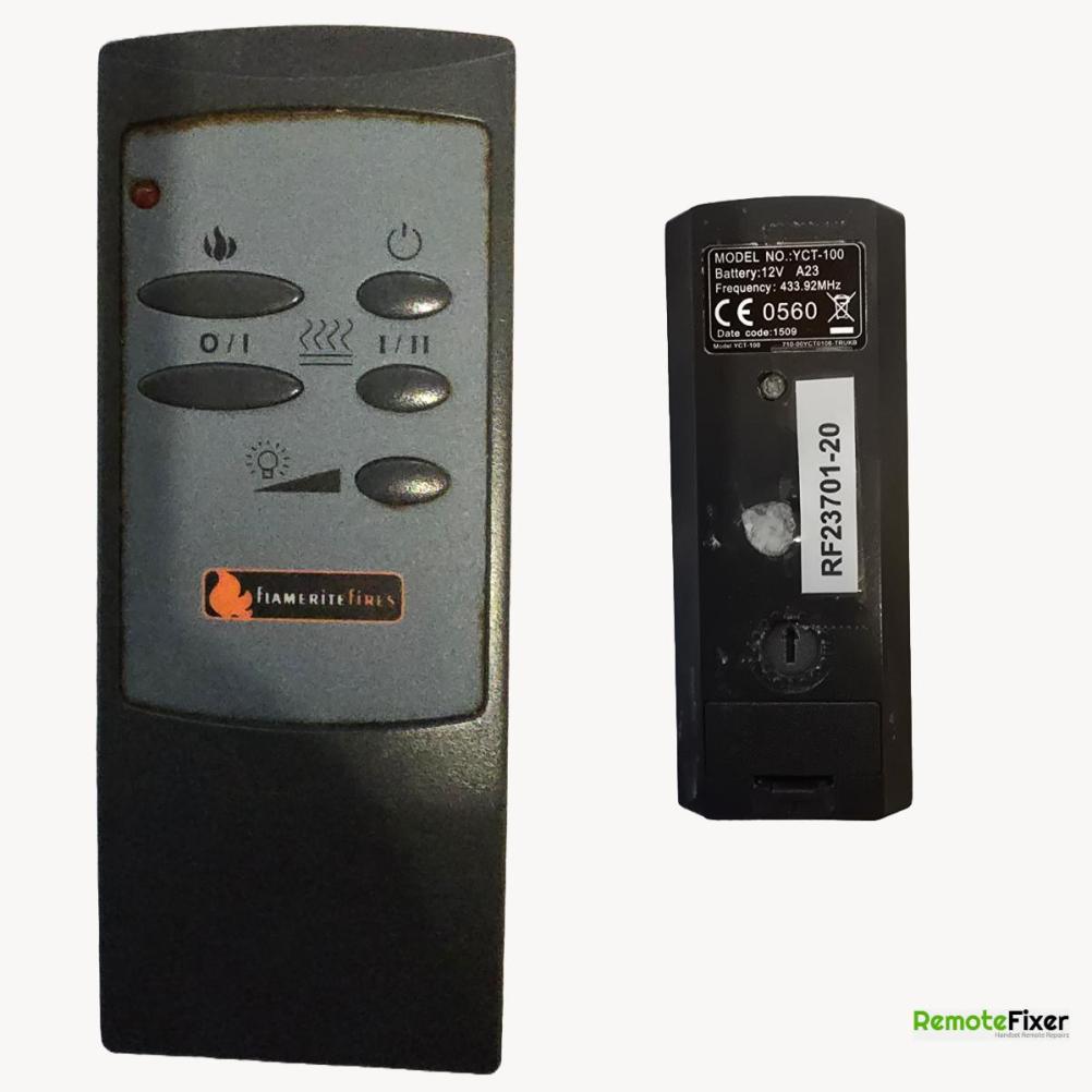 Flamerite YCT 100 Remote Control - Front Image