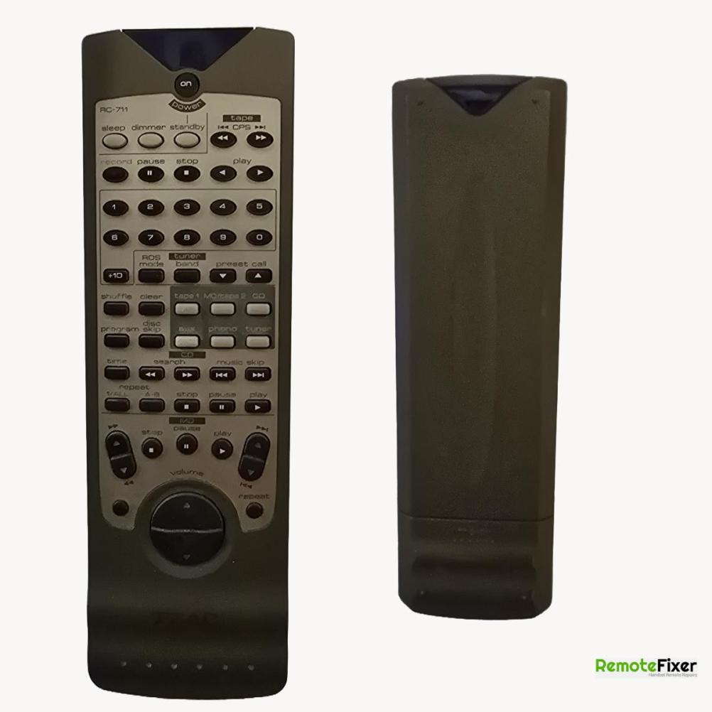 Teac  RC-711 Remote Control - Front Image