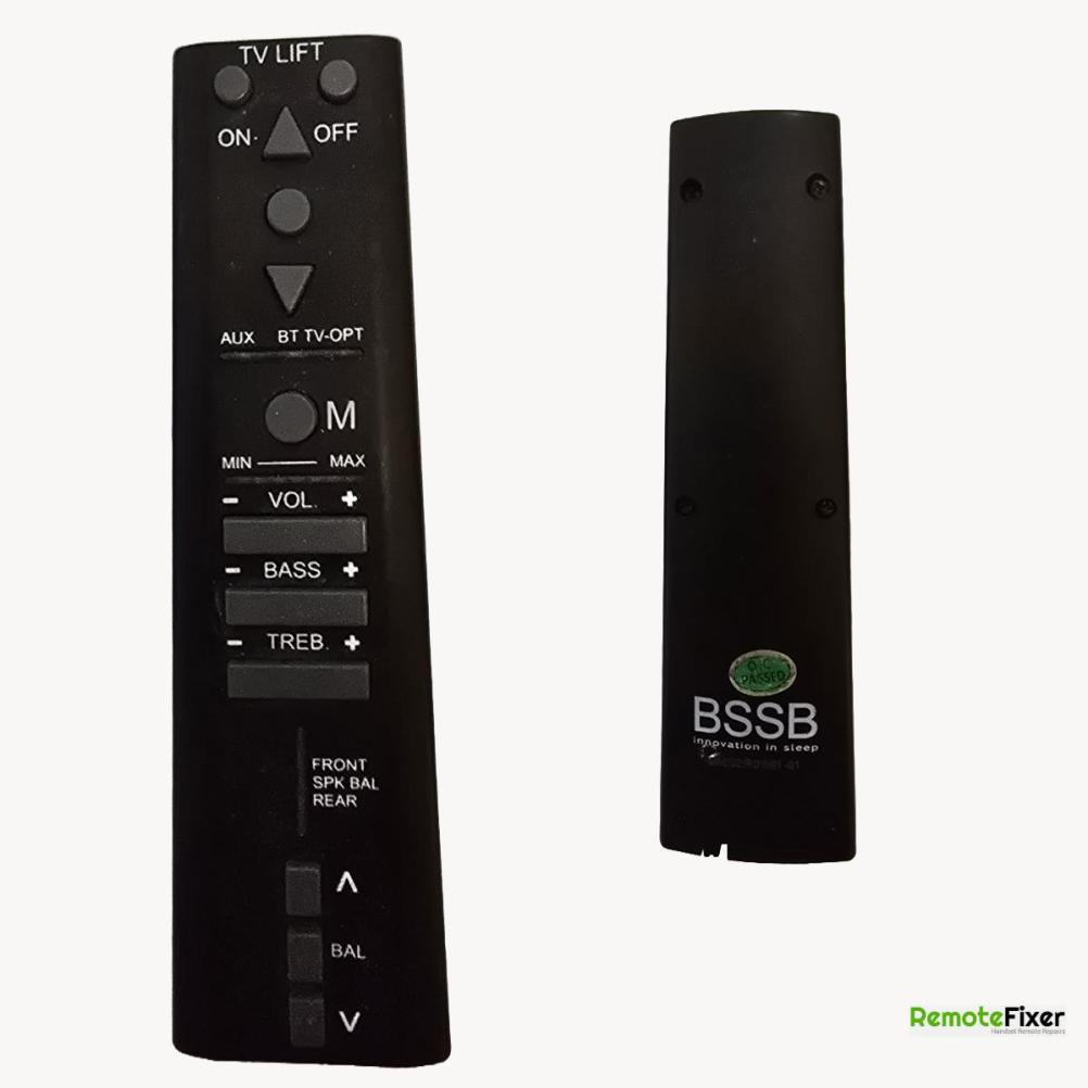 BSSB  MMG2:R01091-01 Remote Control - Front Image